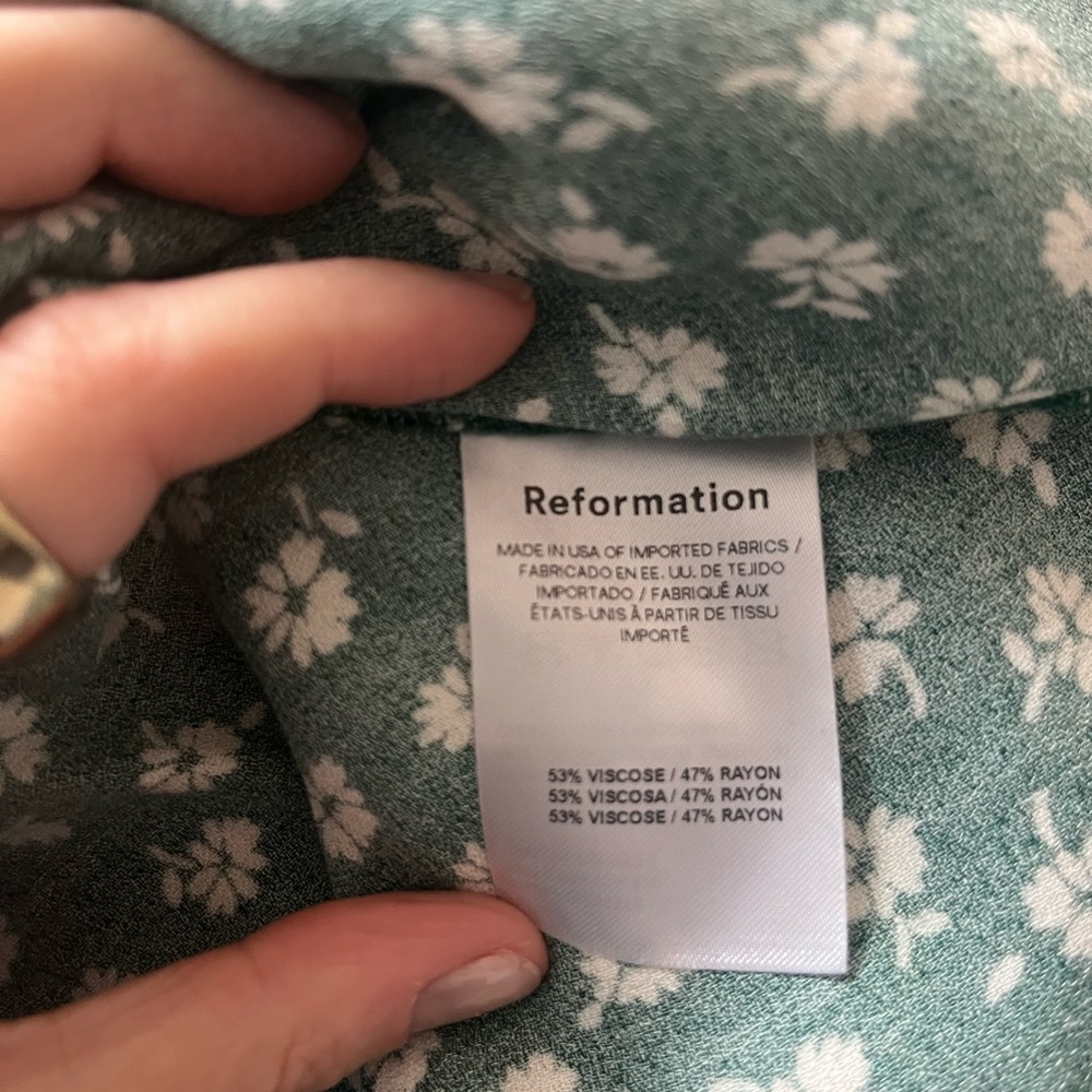 Reformation floral print mochi mini dress - Picture 5 of 5
